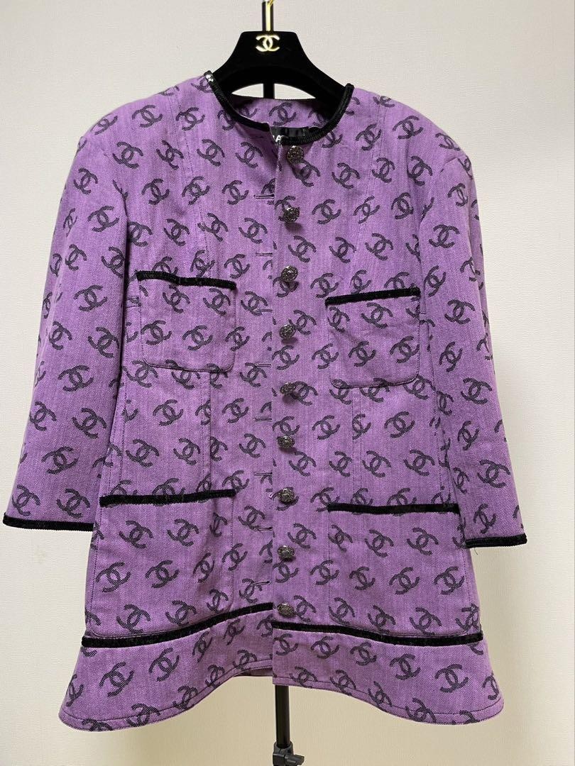 Image of Chanel Coco Mark Jacket Dress Coat