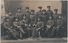 D294,Foto,Soldaten 15. bayr. Inf.Reg.,Studioaufnahme,Neuburg,Bayern,Stempel,1908