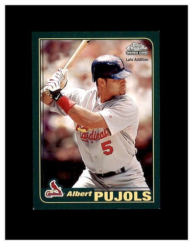 Albert Pujols #6 2006 Topps Rookie of the Week card