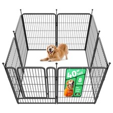 FXW Rollick Unleashed 40" 8-Panel Dog Playpen for Indoor, Yard, RV, Camping