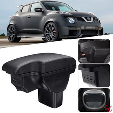 Mittelarmlehne Armlehne KLAPPBAR Textil Schwarz fit Nissan Juke 2010-2019