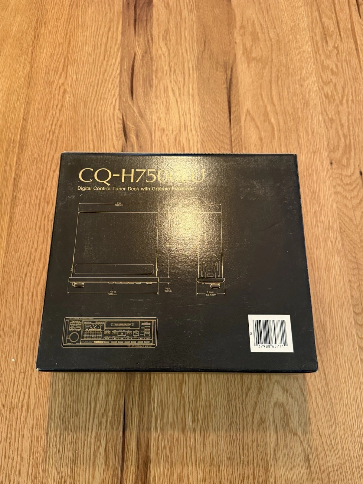Technics CQ-H7500EU & CY-M125EU Car Radio Cassette Graphic EQ Amplifier - New 11