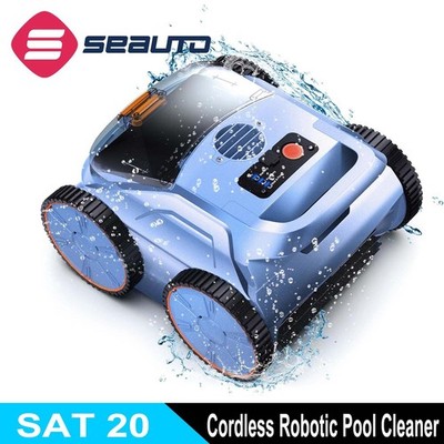 Seauto SAT 20 Robotic Pool Vacuum up to 180 Mins Run Time up to 2000 sq.ft