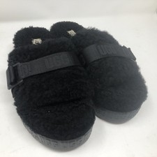 UGG Fluffita Flatform Slide Women's Sheepskin Slipper Sandals Shade, Size 9 