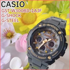 CASIO G-SHOCK G-STEEL GST-W300BD-1AJF Analog Digital Watch Black