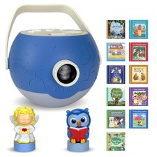 Kids Book Projector 6 Bible 5 Classic Read-Aloud Stories, 10 Songs Nigh...