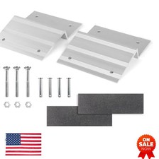 Aluminum Ramp Top Kit 2x8 Boards 1400 lb Capacity Non-Skid Surface Tailgate