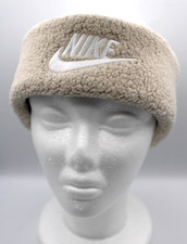 Nike High Pile Fleece Headband Women's OSFM LT Orewood Brown/White
