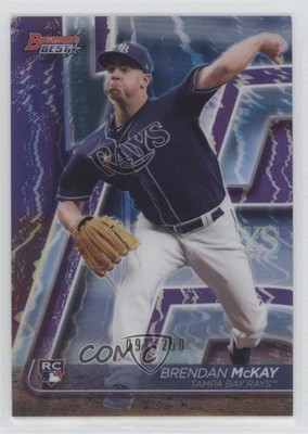 2020 Bowman's Best Purple Refractor 91/250 Brendan McKay #40 Rookie RC 08re