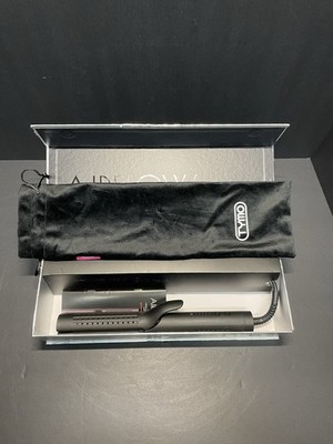 TYMO 2 in 1 Hair Curler and Straightener Airflow Dual Voltage 5 Temps, Black
