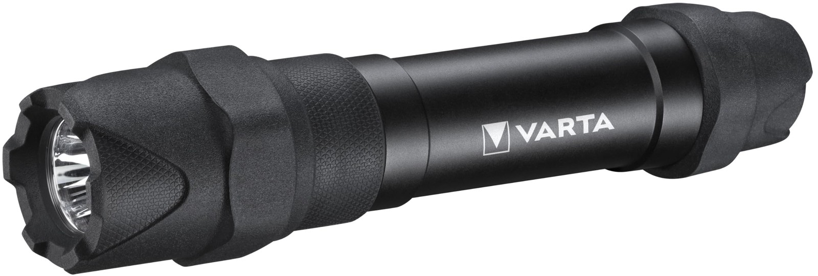Lampe torche LED anti-panne F30 Pro solide avec 6 piles AA pour éclairage de secours maison