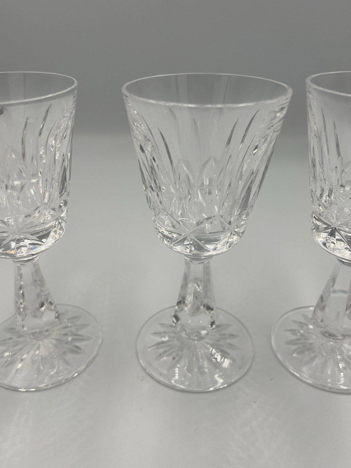 Vintage Set Of 4 Waterford Crystal 4.75” Rosslare Cordial Goblets Ireland EUC