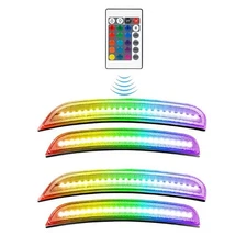 RGB Front Rear Bumper Side Marker Lights for Dodge Charger LD 2015-2023