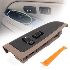 19115820 Power Window Lock Switch Tan Bezel Front Right Passenger Fit for
