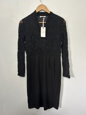 Kaliko Ladies Long Sleeve Little Black Dress Size 8. Brand new