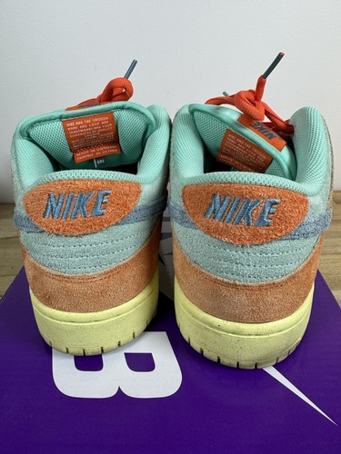 Nike Sb Dunk Low Orange Emerald Rise Size 11 AMAZING CONDITION DV5429 800 - Picture 7 of 11