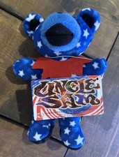 Grateful Dead Bean Bear Uncle Sam Liquid Blue New With Tags 7/4/84 Vintage 1998