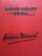 1959 Austin Healey 100 Bn1 Factory Service Manual With Series Bn2 Supplement