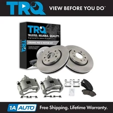 TRQ Front Brake Pad & Rotor Kit Ceramic Fits 2003 Cadillac Seville