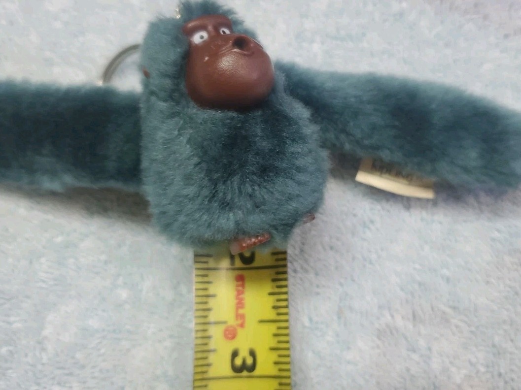 Kipling Thumbsucker Monkey Keychain Anca Light Bl… - image 8