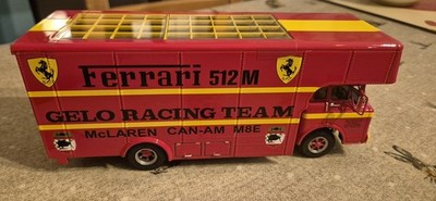 1:43 EXOTO Ferrari 'C Type' Race Car Transporter 1971 Gelo Racing Team EX000009