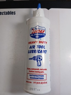 Lucas Oil Heavy Duty Air Tool Lubricant, Air Tool Oil, 1 Pint Bottle Fast Ship
