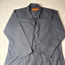 Red Kap Men's Twill Action Back Coveralls Grey Work Jumpsuit Mechanic