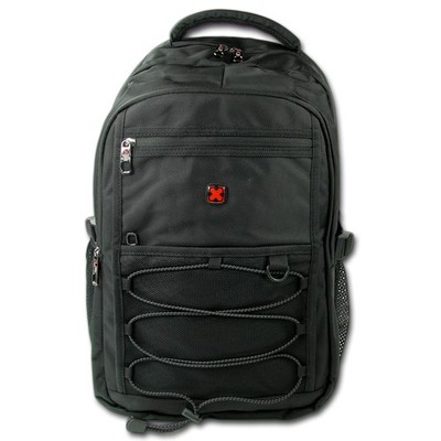 Travel N Meet Laptoprucksack, Rucksack gepolstert schwarz Herren ORD4219S