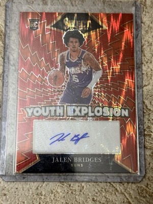 2024-25 Panini Select - Youth Explosion Jalen Bridges #YE-BRD Red Flash /99