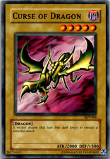 Yu-Gi-Oh! Mazo de inicio Curse of Dragon SDY-008 ilimitado súper raro: Yugi