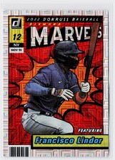 Francisco Lindor 2022 Donruss Marvels Vector # M-10 New York Mets
