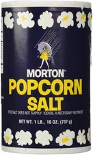 1Lb 10oz Morton Popcorn Salt For Green Salad, Corn on the Cob, French Fries, ...