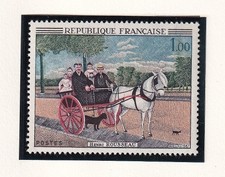 🦬Timbre France N°1517 - Luxe ** Henri Rousseau -  MNH** - 1967🦬