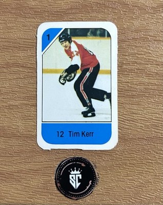 Tim Kerr 1982-83 Post Cereal Mini Promo #12 Philadelphia Flyers