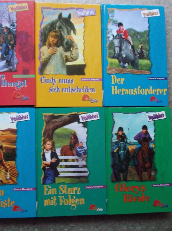 Pony Club - Vollblut - 10 Pferdebücher,  Mädchenbücher - Bild 4 von 4