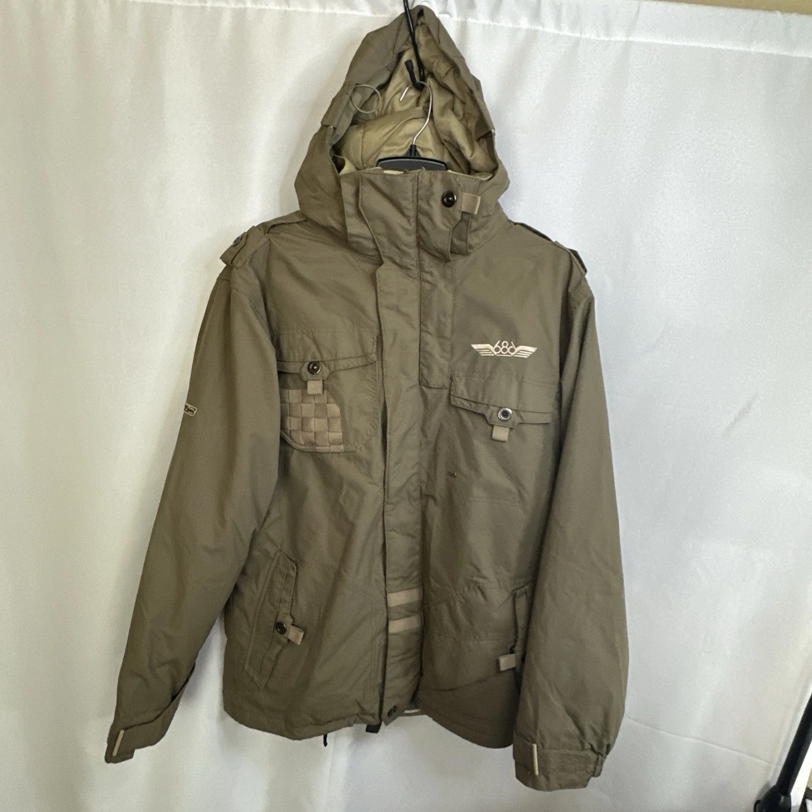 686 Ace Collection Jib Hunt Snowboard Ski Jacket Men’s Olive Green Sz- M