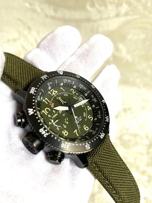 [NEAR MINT] Citizen Promaster Land Eco-Drive BN4046-10X J280 Green Dial Men's