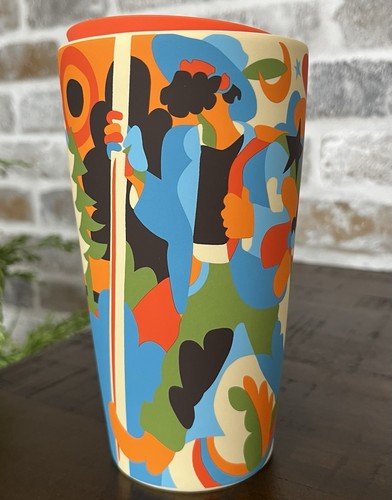 MISHA TYUTYUNIK STARBUCKS 2025 Nature Woods Ceramic Tumbler 12 Oz NEW - Picture 3 of 7