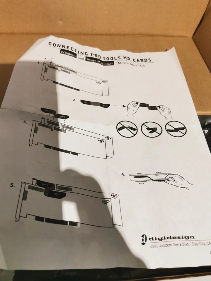 Avid Digidesign Pro Tools HD Accel Core Card PCIe m. OVP, Flex -& Digilink Kabel - Bild 3 von 4