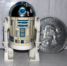 Vintage Star Was Pop Up Lightsaber R2-D2 Action Figure With Coin.