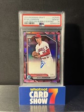 2024 Bowman Draft Ryan Johnson Auto Snack Pack “Bubblegum” #/5 PSA 10 ‼️POP 2‼️