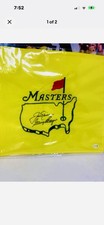 Jack Nicklaus Gary Player Signed Masters Flag JSA LOA