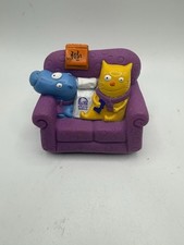 Nacho and Dog Pull and Go Purple Couch 1995 Taco Bell Kids Toy