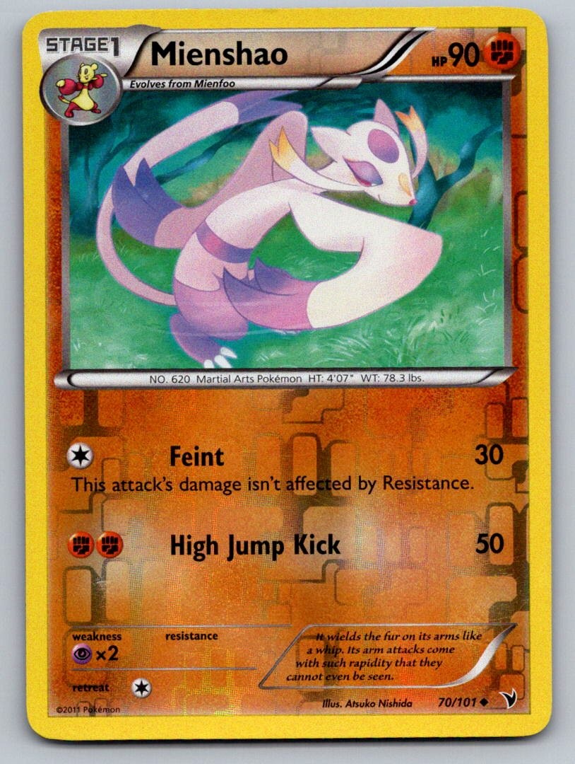 Mienshao Reverse Holo Uncommon Noble Victories 70/101 NM