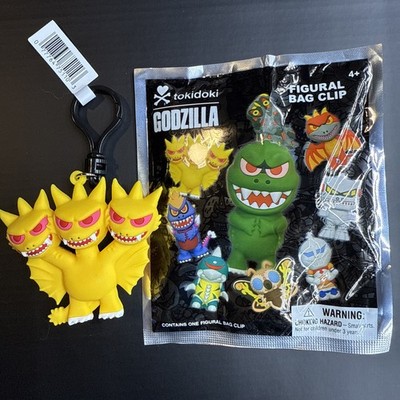 King Ghidorah - Godzilla Tokidoki 3D Figural Bag Clip Kaiju