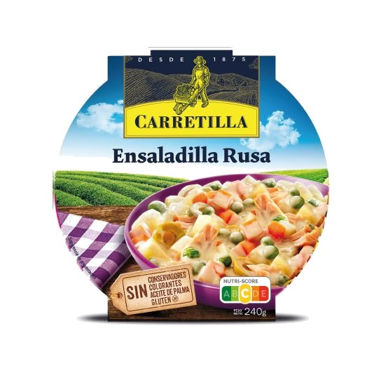 CARRETILLA Plato ensaladilla rusa