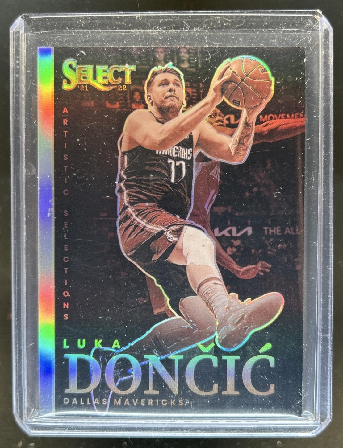2021-22 Panini Select Luka Doncic Artistic Selections #1 Mavericks