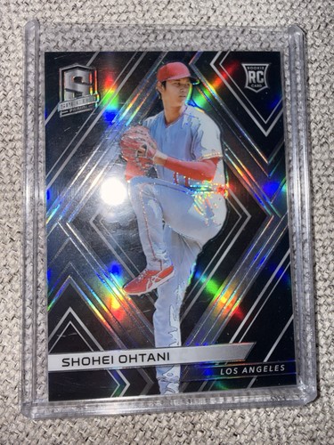 SHOHEI OHTANI ROOKIE PRIZM REFRACTOR SSP Rare 2018 Panini Spectra Silver