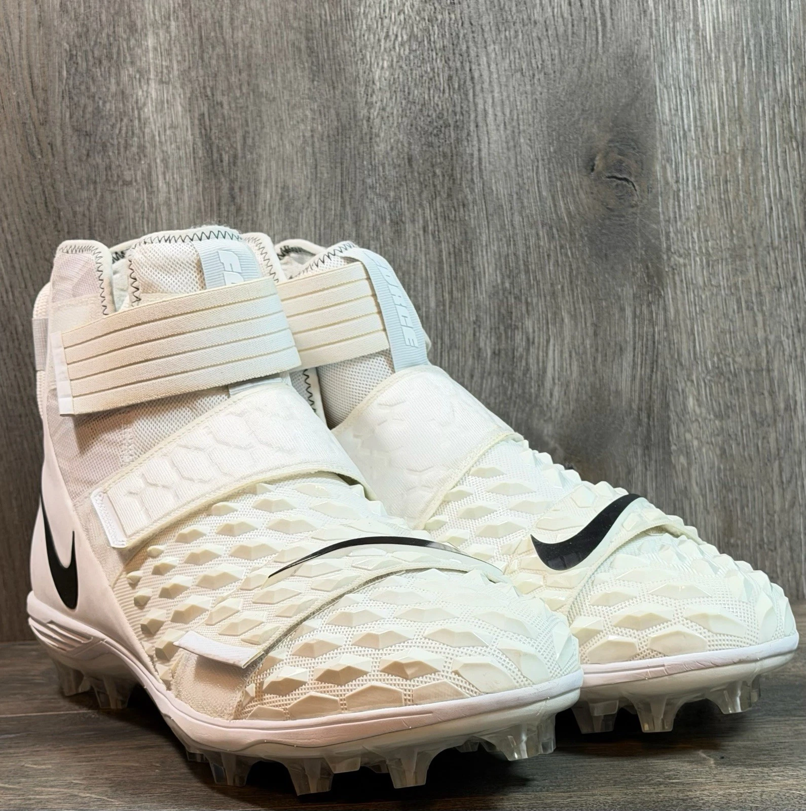 Nike Men's Force Savage Elite Football Cleats Size 13 White AH3999-100
