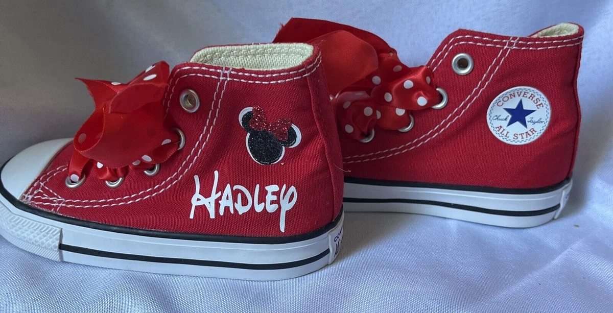 Toddler converse top size 6 red